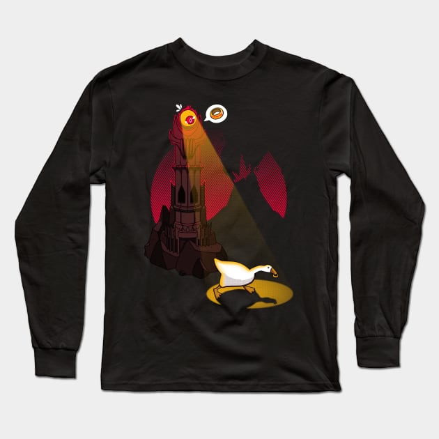 Lord of the HONKS Long Sleeve T-Shirt by TheTeenosaur